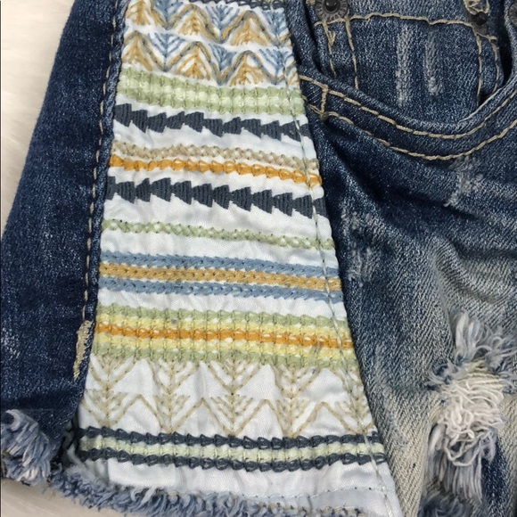 HP ❤️ Destroyed patterned shorts - Picture 4 of 8